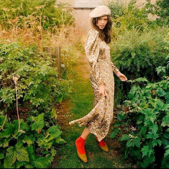 Doen Dresses & Skirts - EUC Doen Vittoria Dress in Liberty Fabric Jennifer Spring Floral Sz M